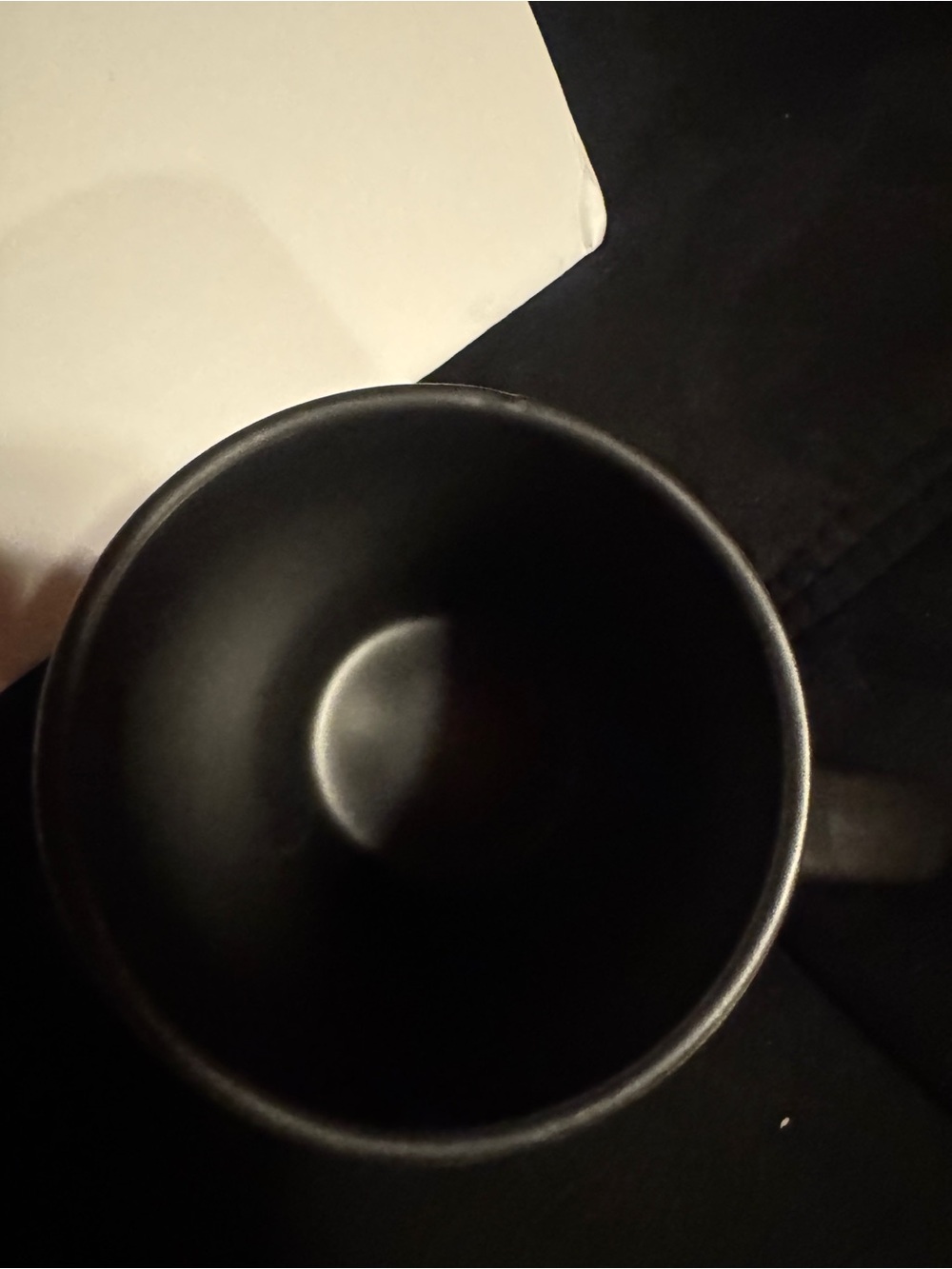 Nicole Miller New York Matte Collection Black Ceramic 16oz Limitless Mug Coffee - Picture 3 of 4